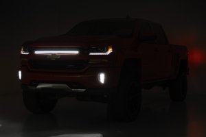 Chevrolet Silverado 1500 LED Light Kit - Grille Mount - Rough Country - 30 Inch DRL - '16-'18